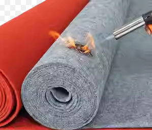 酒店工程阻燃地毯消防验收测试报告